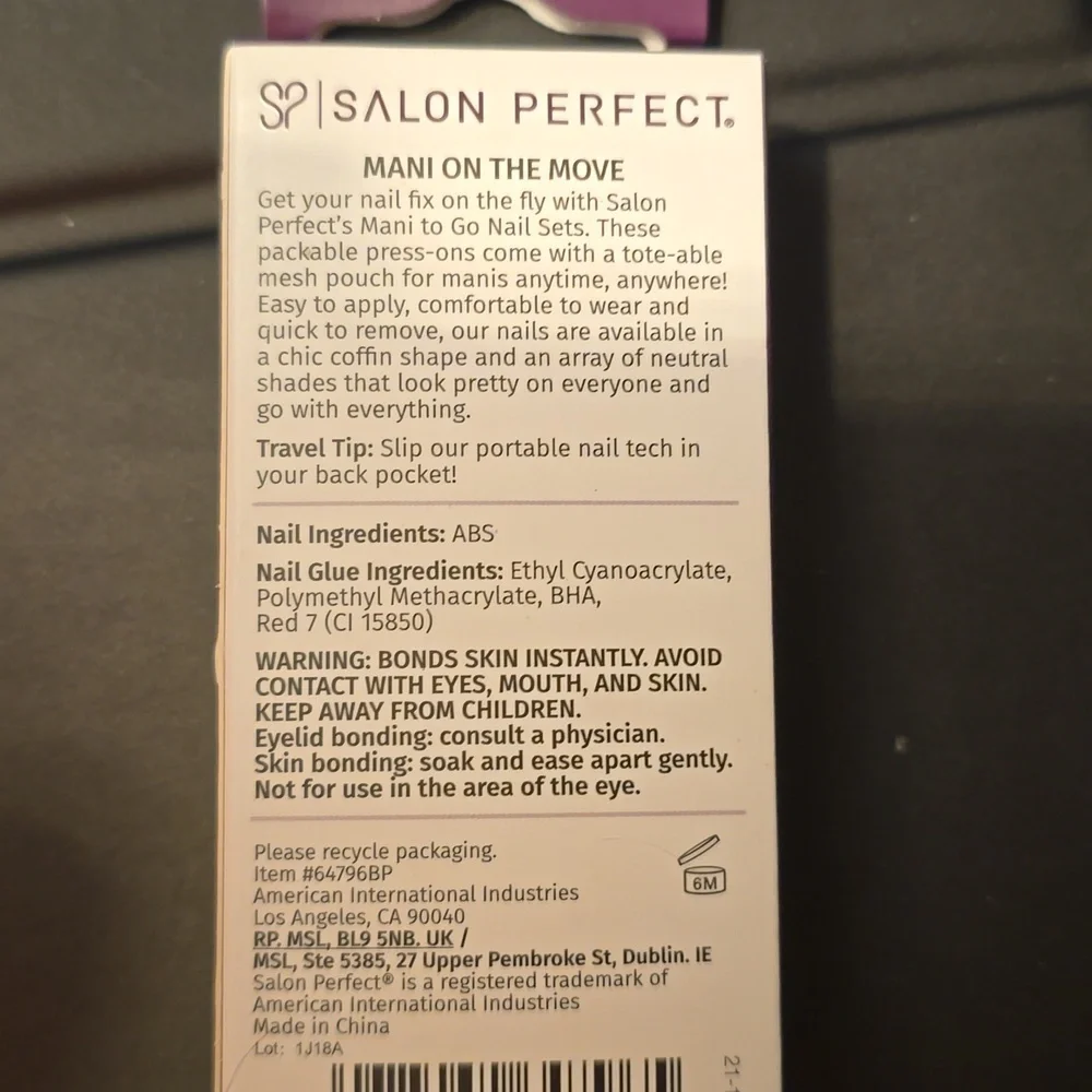 4 boxes of press on NAIL SETS.